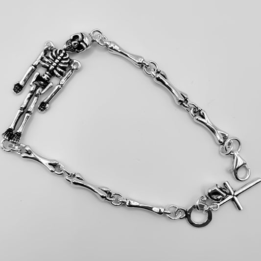 Skeleton Charm Bracelet